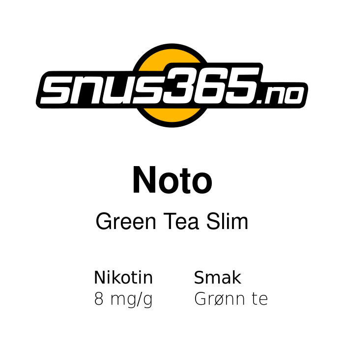 Noto Green Tea Slim