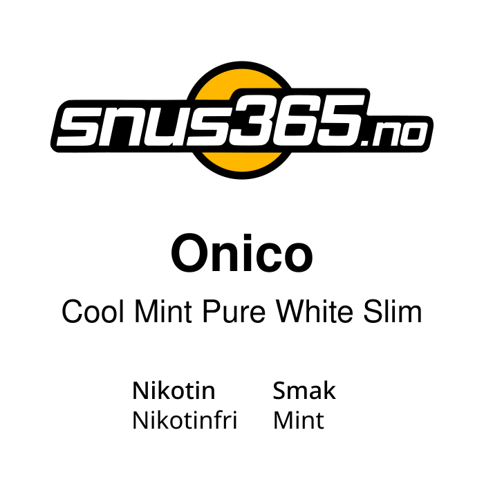 Onico Cool Mint Pure White Slim