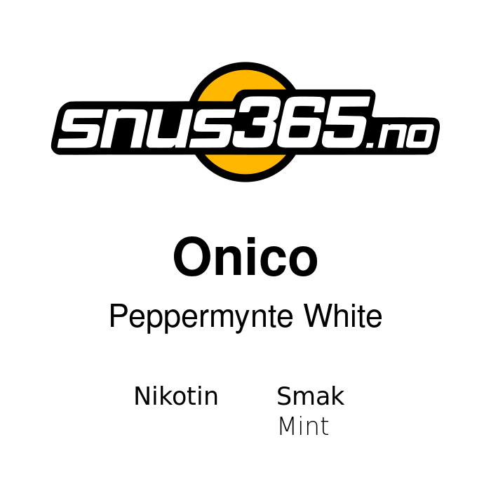 Onico Peppermynte White