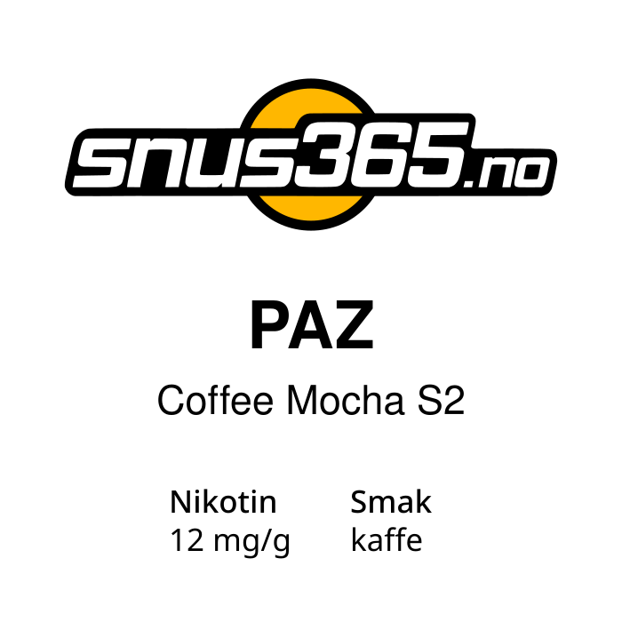 PAZ Coffee Mocha S2