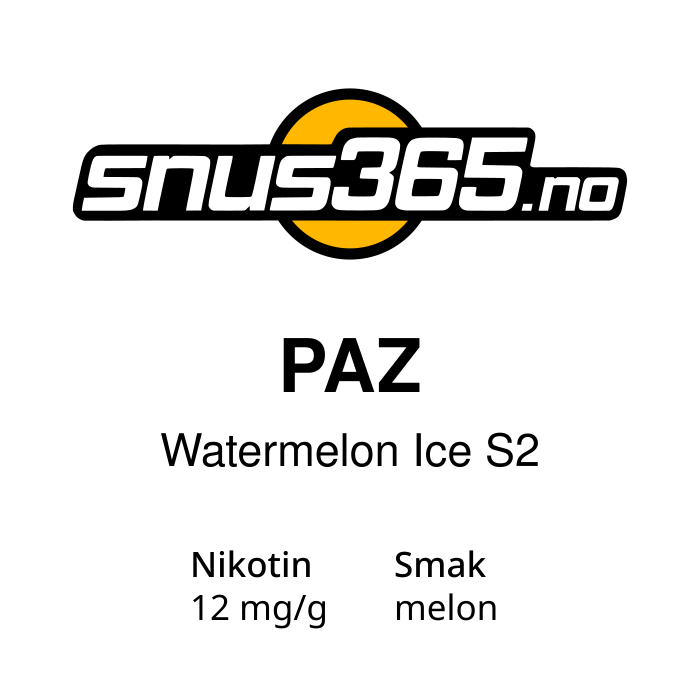 PAZ Watermelon Ice S2