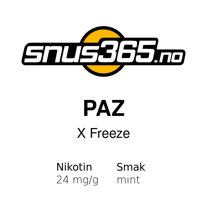 PAZ X Freeze