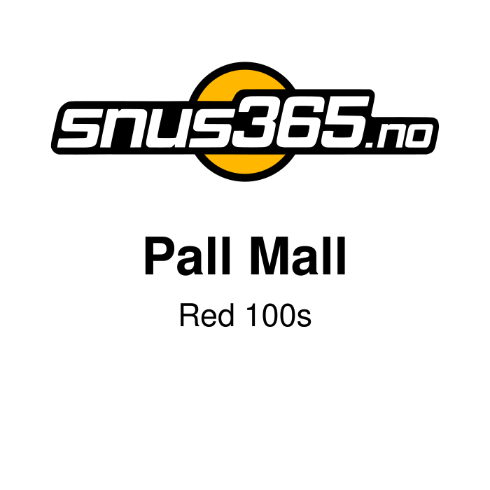 Pall Mall Red 100s