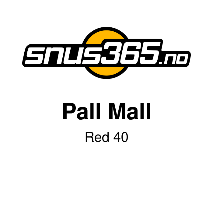 Pall Mall Red 40