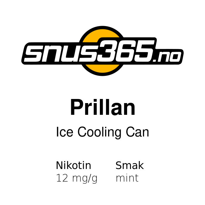 Prillan Ice Cooling Can Prillan Ice Cooling Can