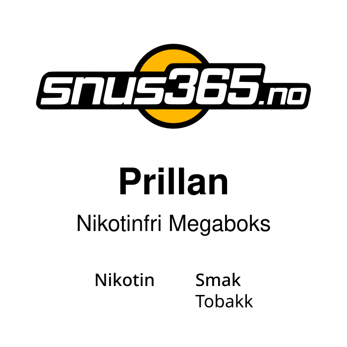 Prillan Nikotinfri Megaboks