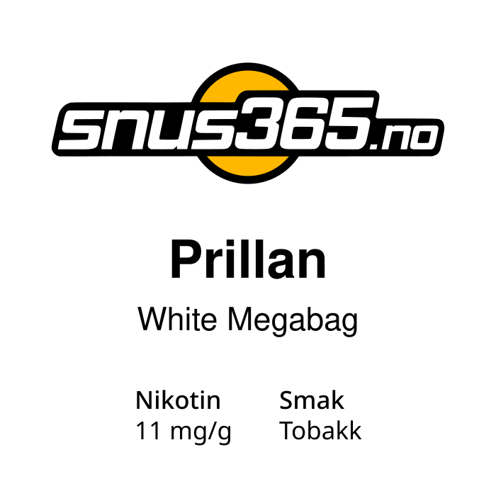 Prillan White Megabag
