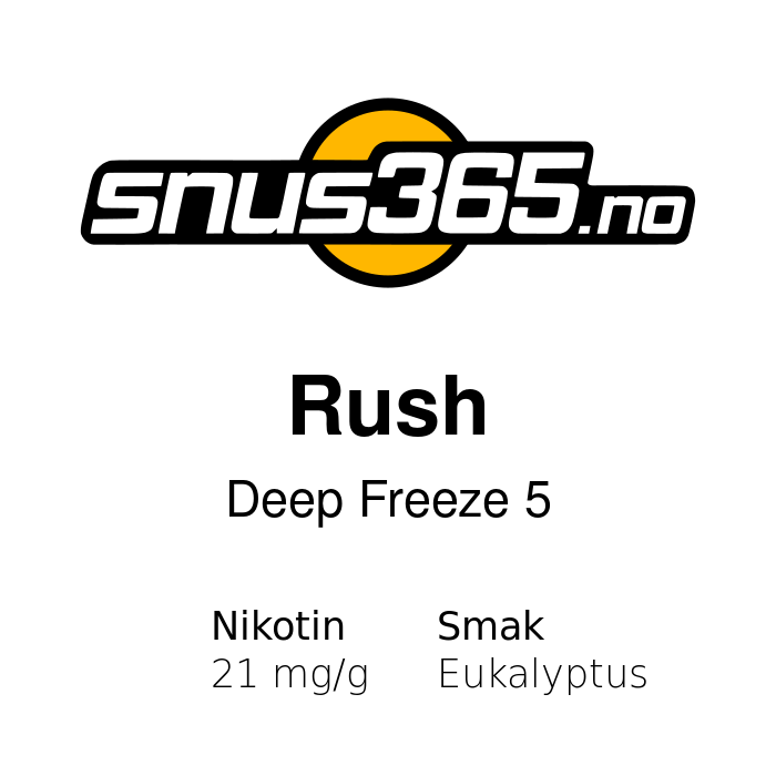 Rush Deep Freeze 5