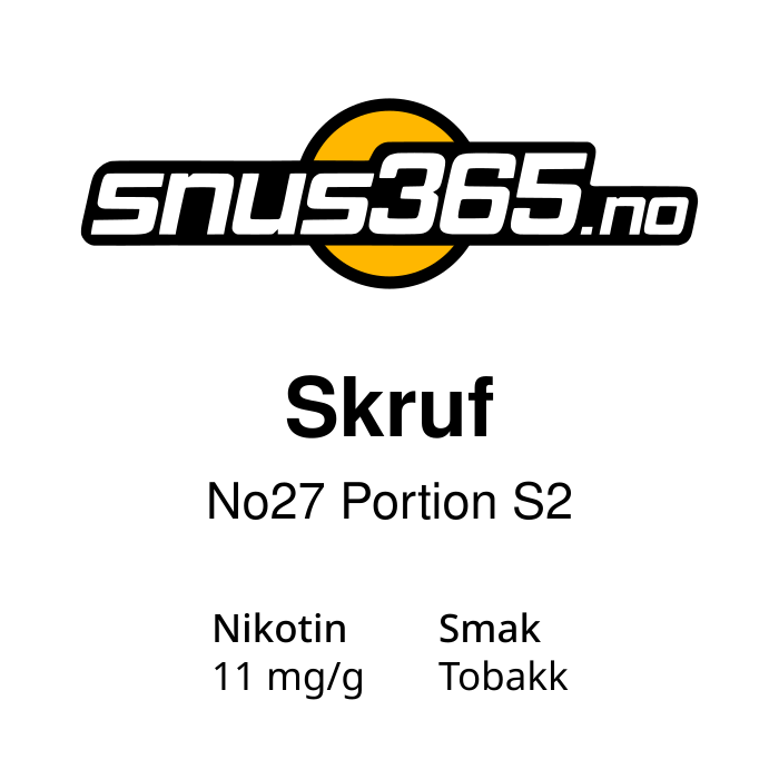 Skruf No27 Portion S2