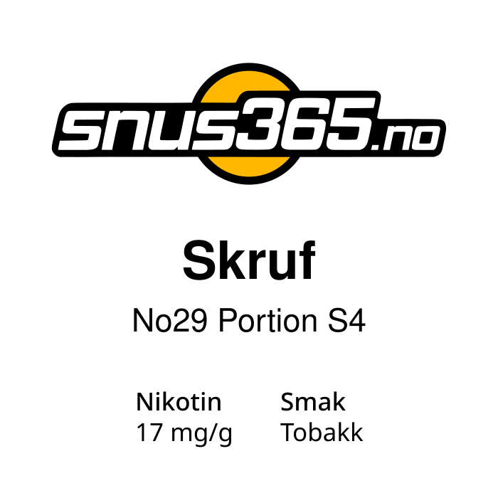 Skruf No29 Portion S4