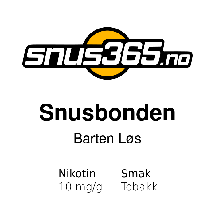 Snusbonden Barten Løs