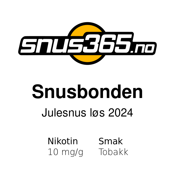 Snusbonden Julesnus løs