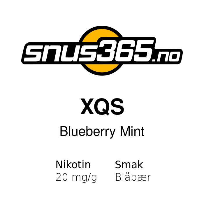 XQS Blueberry Mint