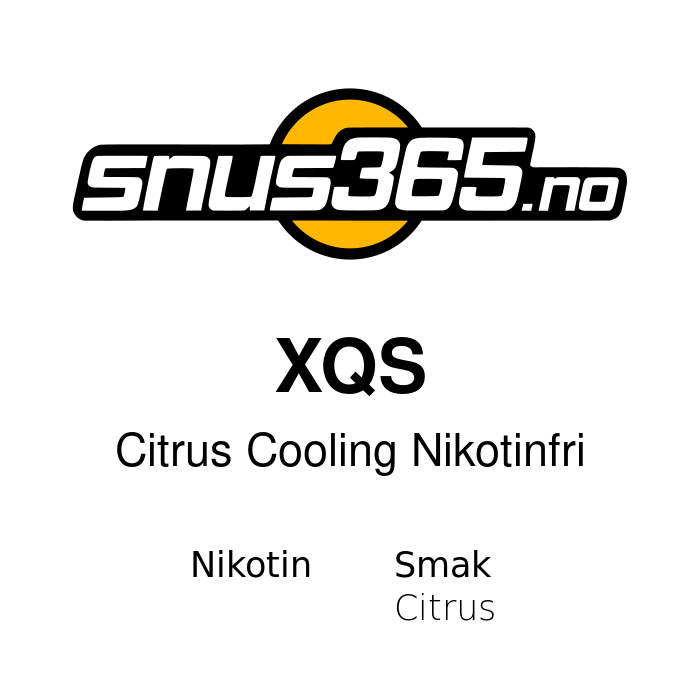 XQS Citrus Cooling Nikotinfri