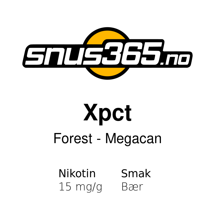 Xpct Forest S2 - snus i stor snusboks