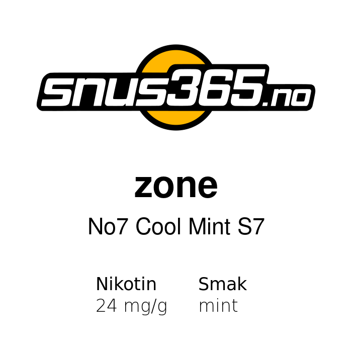 Zone No7 Cool Mint S7