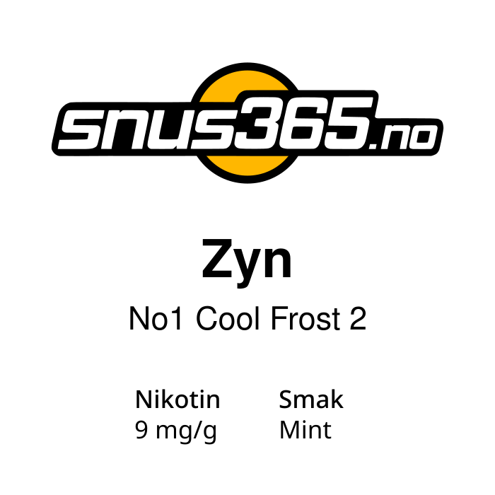 Zyn No1 Cool Frost 2