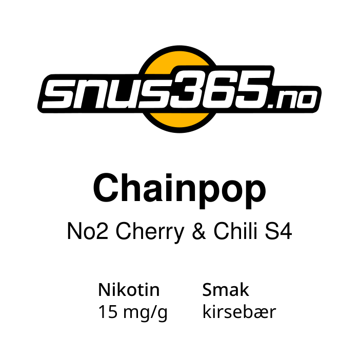 Chainpop No2 Cherry & Chili S4