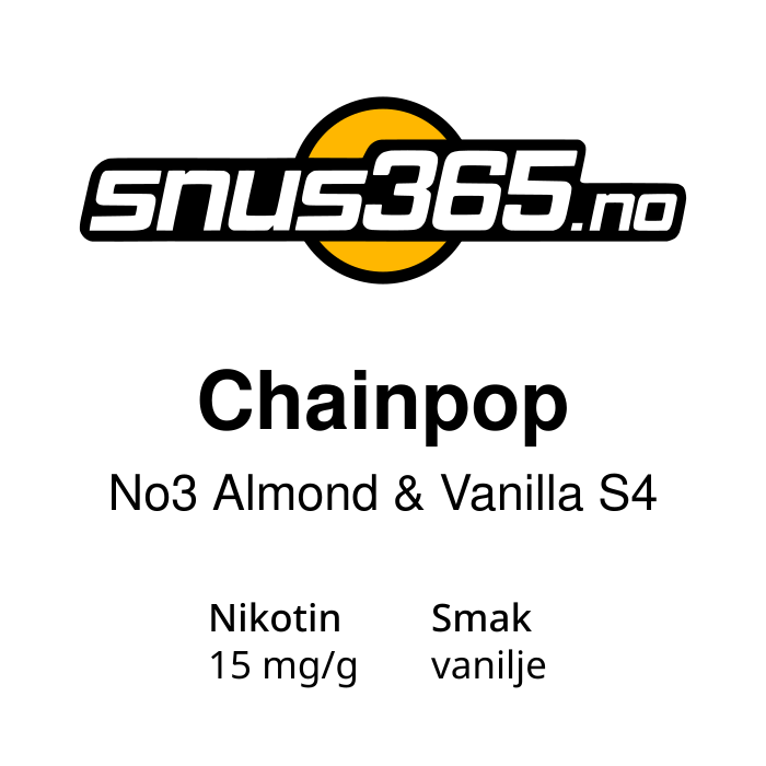 Chainpop No3 Almond & Vanilla S4