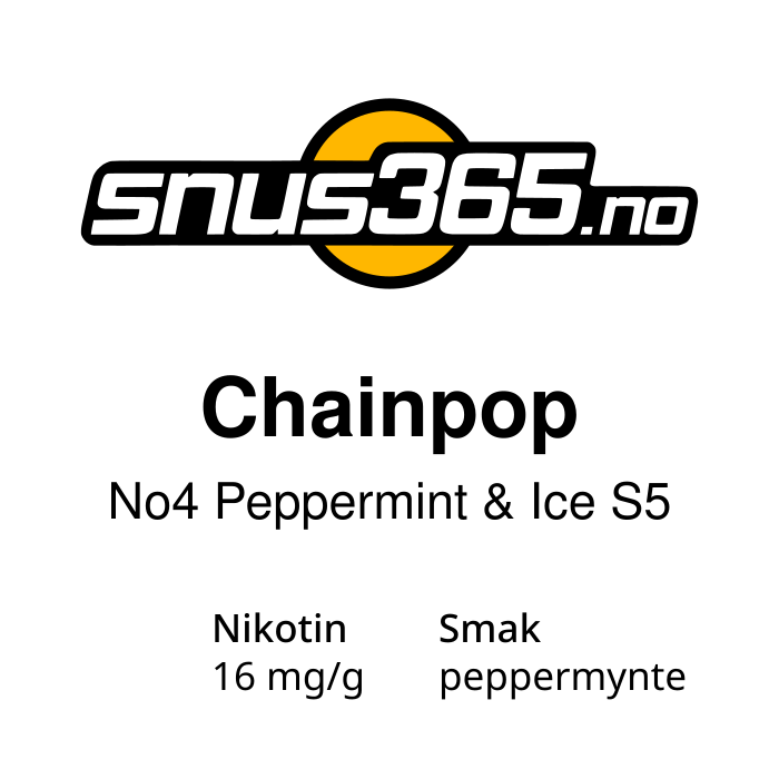 Chainpop No4 Peppermint & Ice S5
