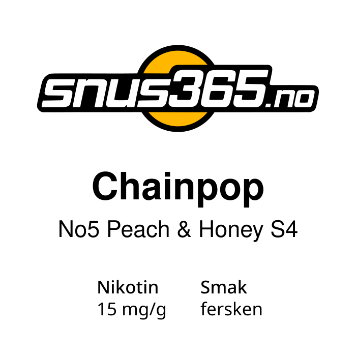 Chainpop No5 Peach & Honey S4