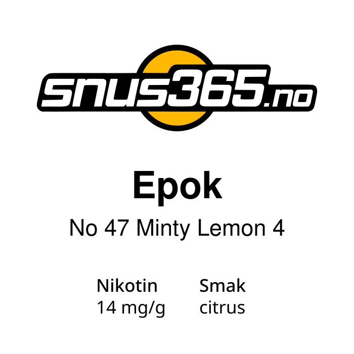 Epok No 47 Minty Lemon 4