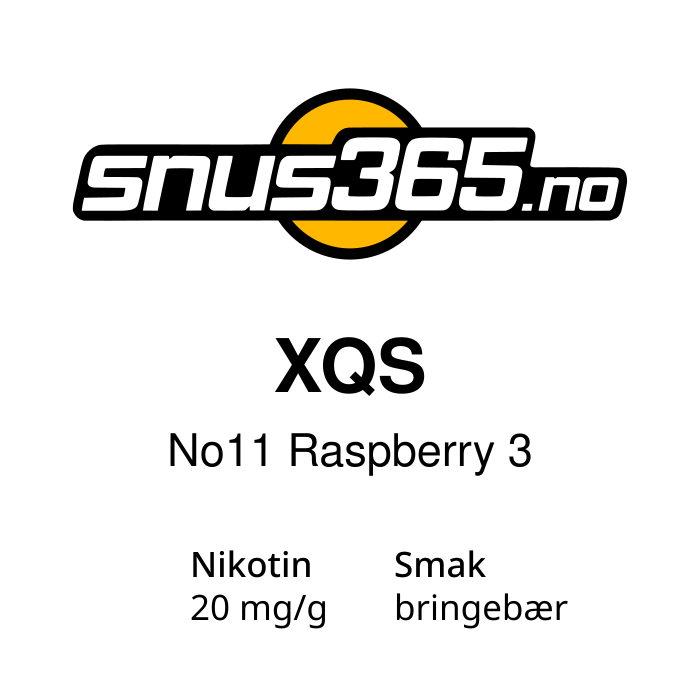 XQS No11 Raspberry 3