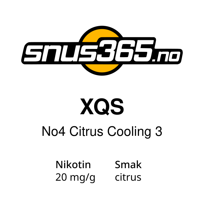 XQS No4 Citrus Cooling 3