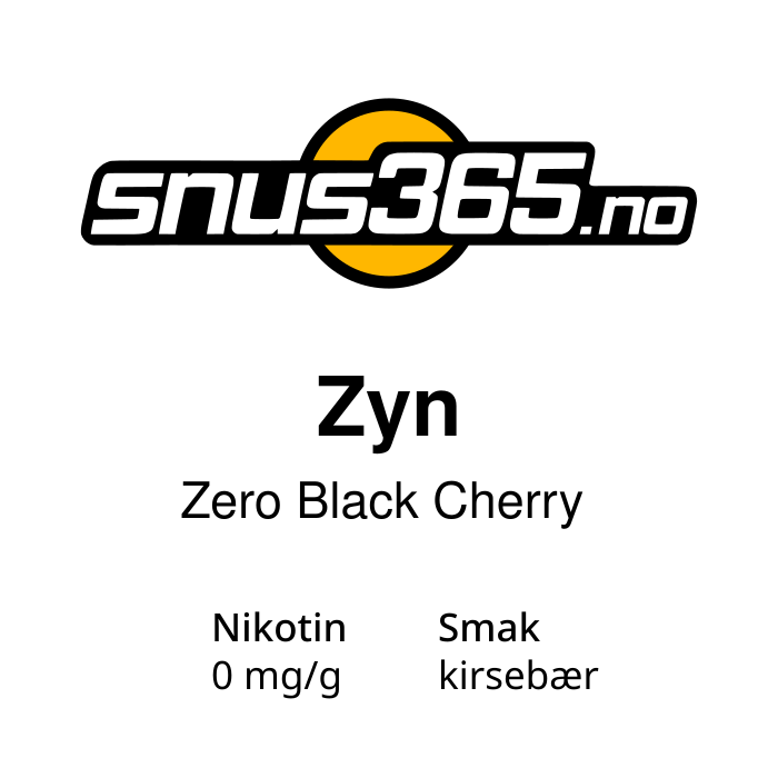 Zyn Zero Black Cherry 
