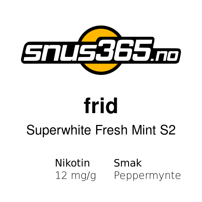 frid Superwhite Fresh Mint S2