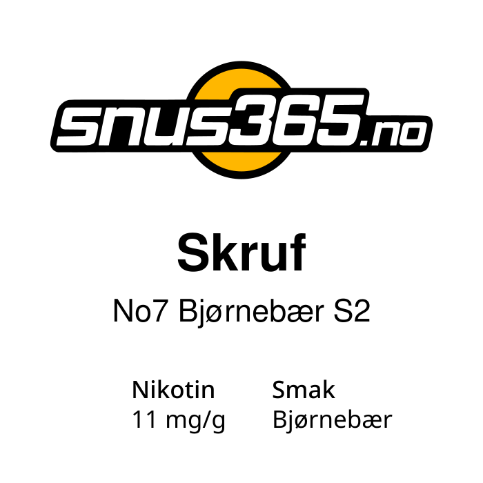 skruf No7 Bjørnebær S2